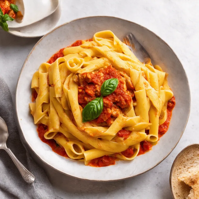 Homemade Tagliatelle with Chicken Ragu
