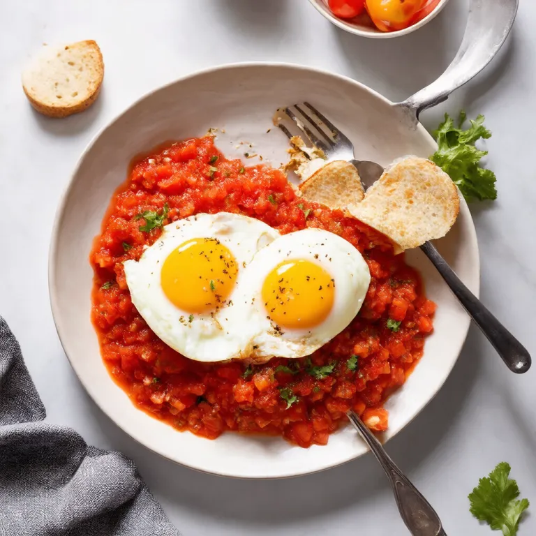Poached Eggs with Tomato Salsa