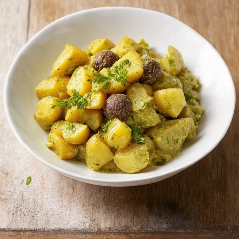 Herb-Infused Truffle Potato Salad