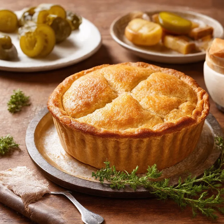 Traditional Pork Pie with Homemade Hot Water Crust