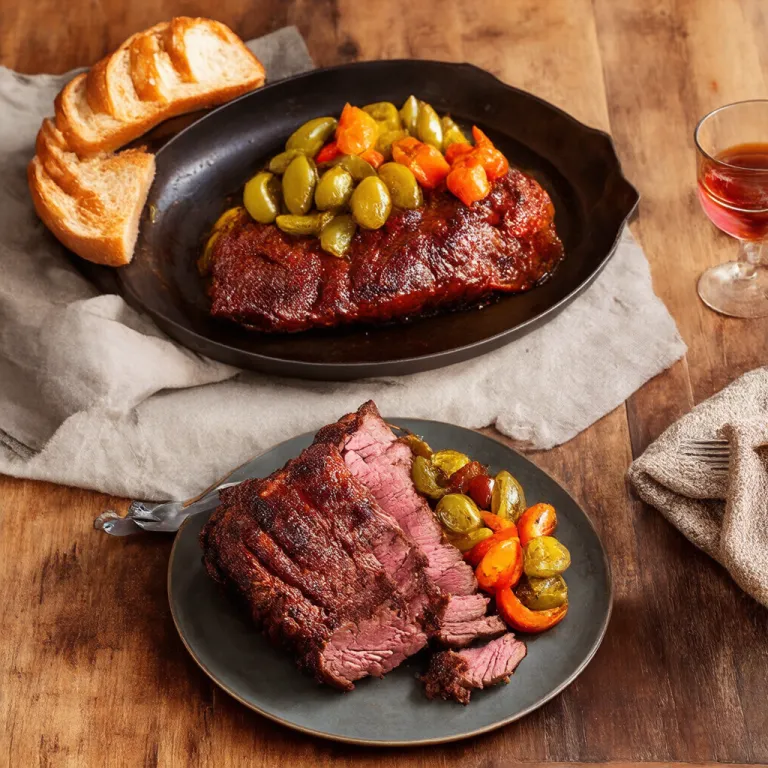 Smoked Brisket with Homemade BBQ Sauce