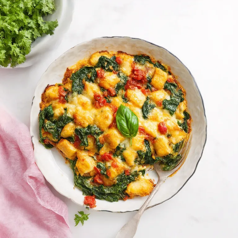 Spinach and Sun-Dried Tomato Gnocchi Bake