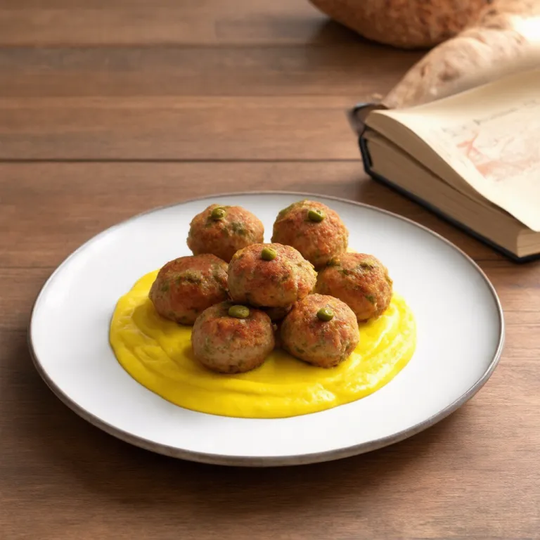 Classic Tuna Rissoles with Lemon Caper Emulsion