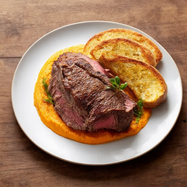 Slow Cooked Lamb Leg with Herb Crust
