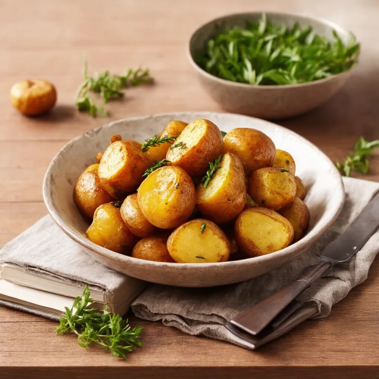 Herb-Infused Duck Fat Roast Potatoes