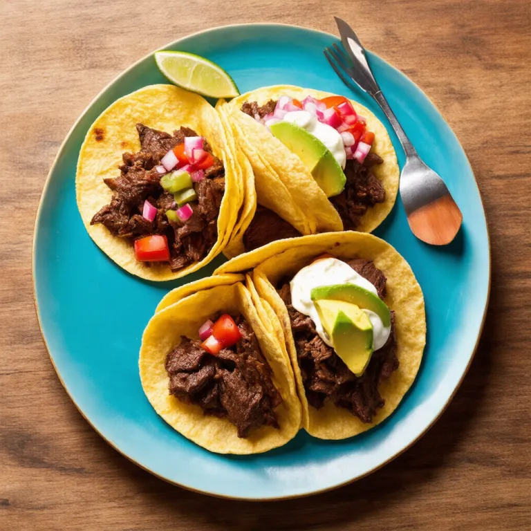 Braised Beef Tacos with Pickled Red Onions